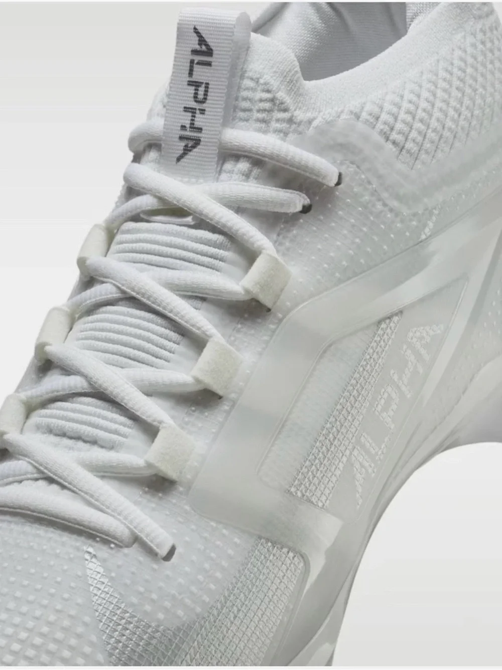 Nike Alpha Menace 4 Elite White/Metallic Silver Men's Football Cleat: FD7036-101